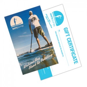 gift voucher stand up paddling