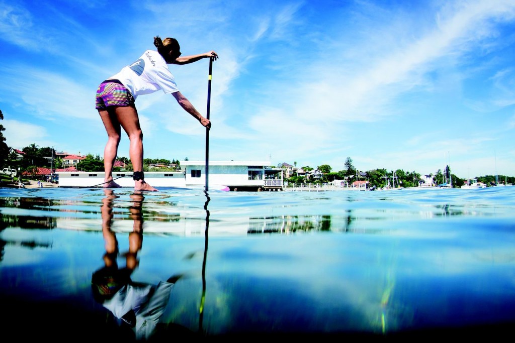 stand up paddling sydney harbour